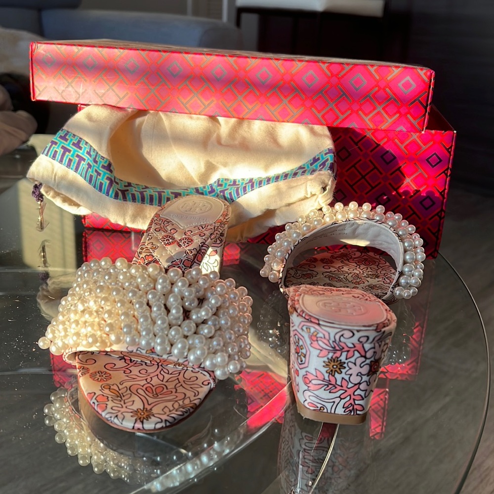 Tory Burch Tatiana Printed Slide 5.5